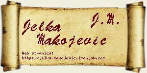 Jelka Makojević vizit kartica